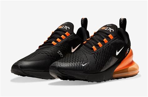 nike air max 270 oranje zwart|Nike 270 black and tonal orange.